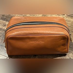 Coach soft leather travel kit.